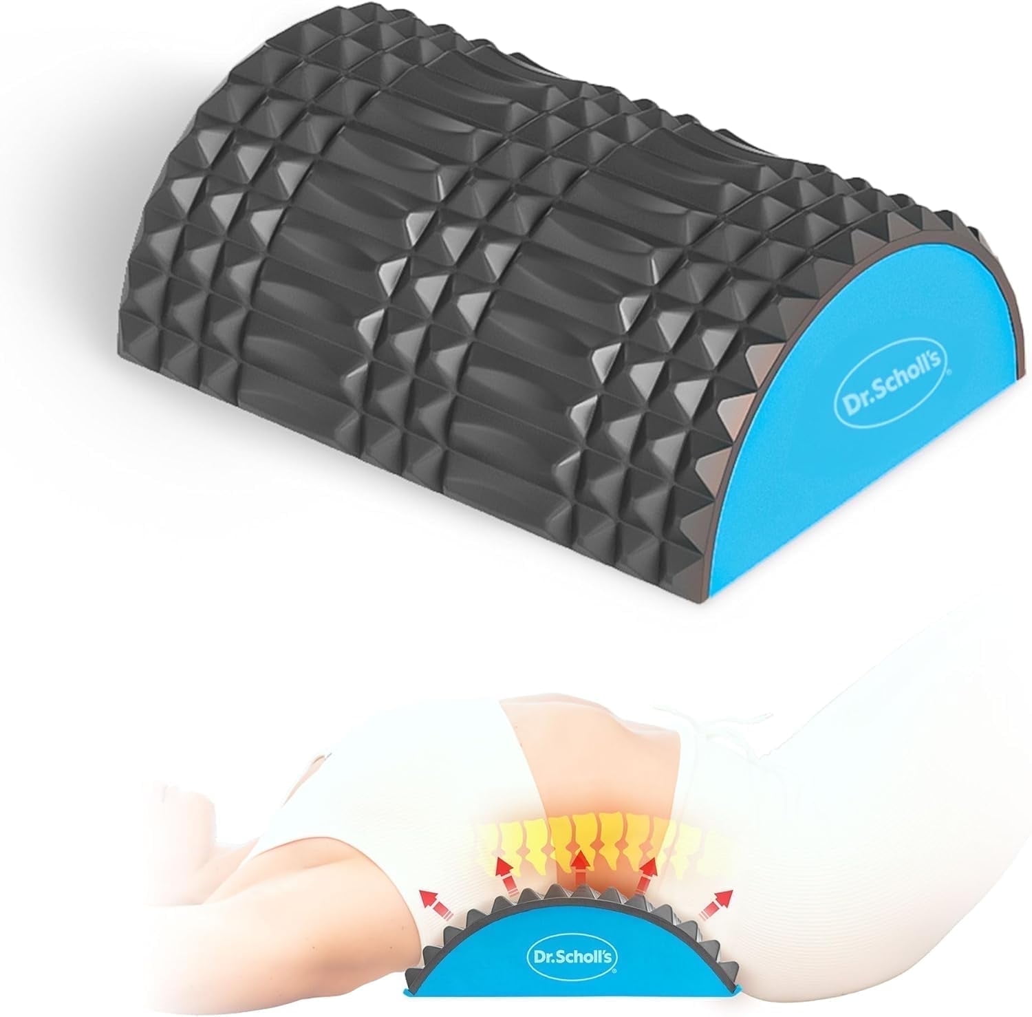 Dr.Scholls Stretch & Recovery Back Massager Foam Base & Acupressure for Circulation, Disc Herniation & Sciatica Dr.Scholls Stretch & Recovery Back Massager Foam Base & Acupressure for Circulation, Disc Herniation & Sciatica