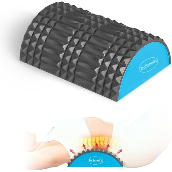 Dr.Scholls Stretch & Recovery Back Massager Foam Base & Acupressure for Circulation, Disc Herniation & Sciatica