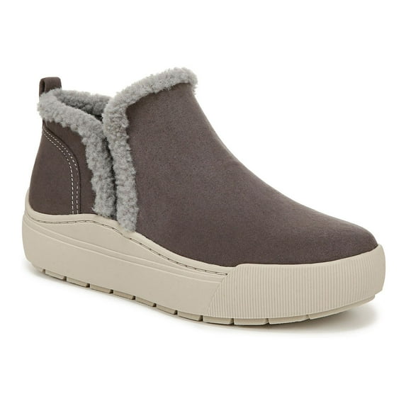 Dr. Scholl's Time Off Yo Women's Cozy Ankle Boots Color: Gray Stone Size: 7.5