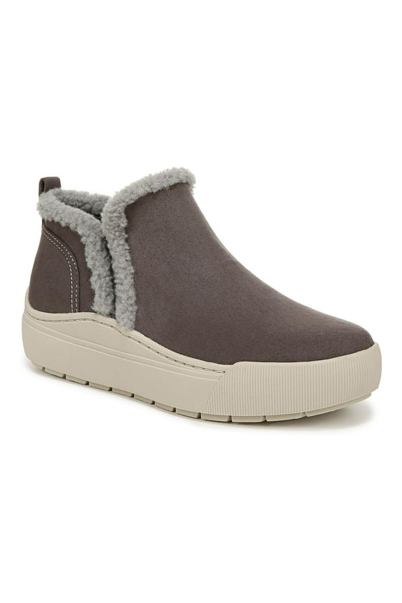 Time Off Yo Women's Cozy Ankle Boots Color: Gray Stone Size: 8.5