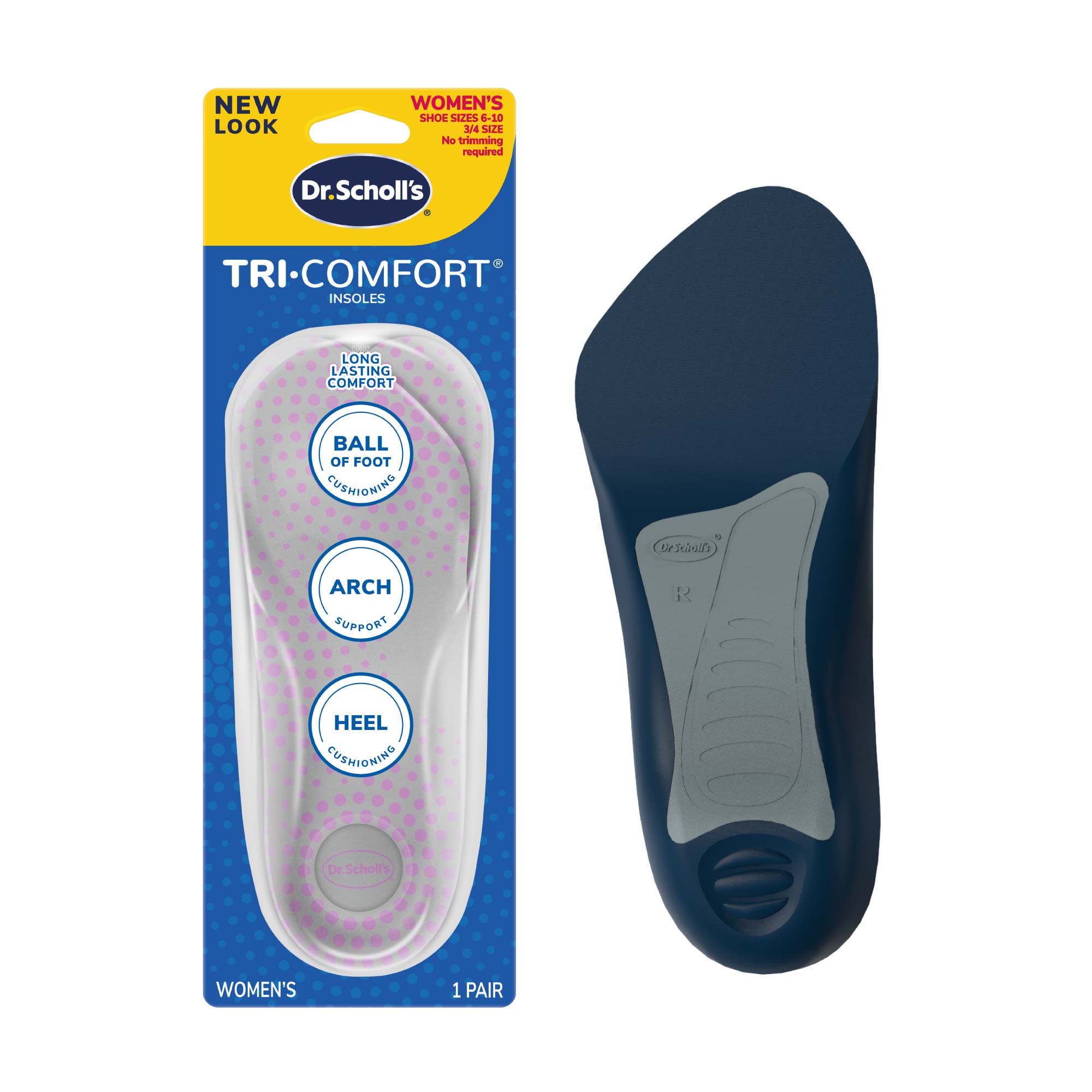 Dr. Scholl's Sport Shoe Insoles for Women (610) Inserts with Superior