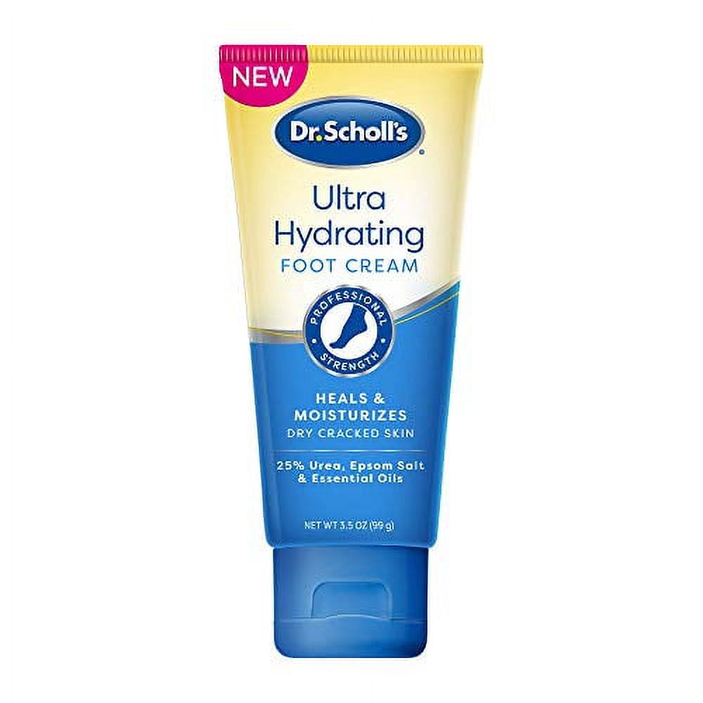 Dr. Scholl's Ultra Hydrating Foot Cream 3.5 oz, Lotion with 25 Urea