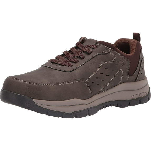 Dr. Scholl's Vaughn Taupe NO Tie Stretch Treaded Rubber Sole Low Top Leather Sneakers (Taupe, 11)