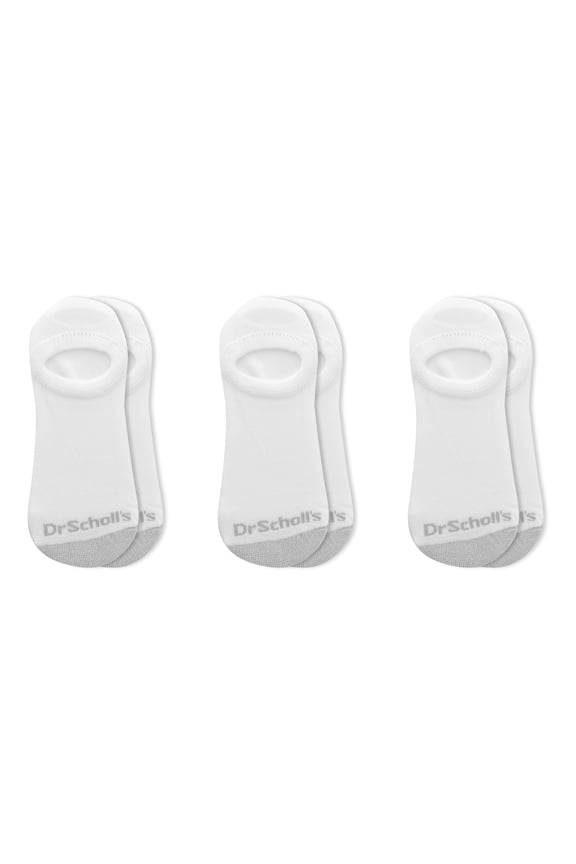 Women's Advanced Relief Blister Guard No Show Socks, 3 Pack