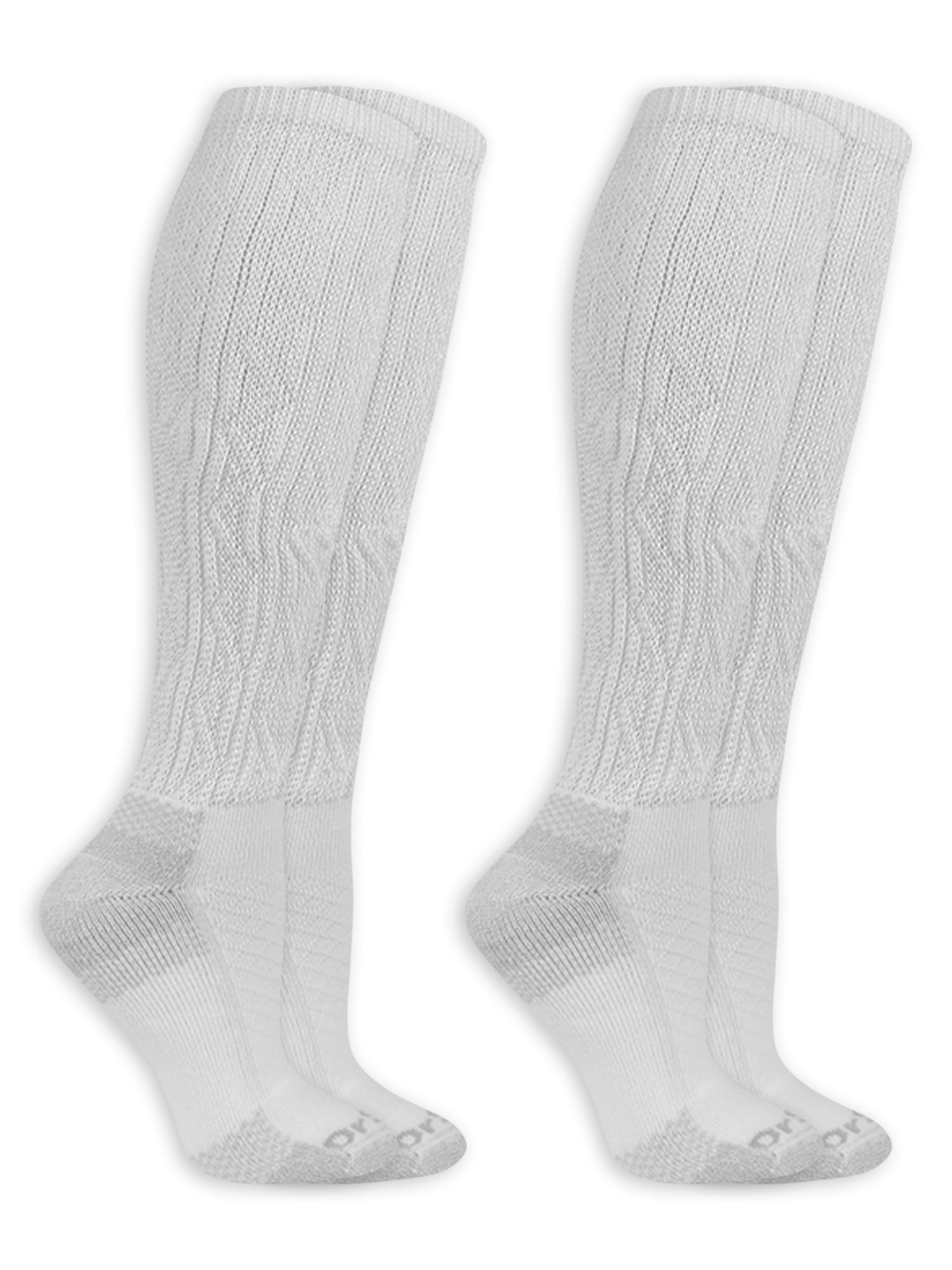 Sahara bicolor allover sponge long socks for Women