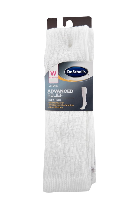 Women's Advanced Relief Knee High Socks with BlisterGuard 2 Pack