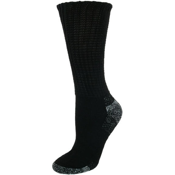 Dr. Scholl's Women's Advanced Relief Wide Top Crew Socks with BlisterGuard 2 Pack