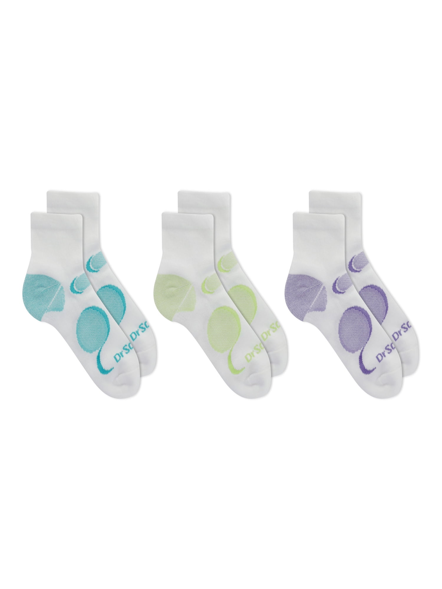 Dr. Scholl’s Women’s Ankle Performance  Socks, 3 Pack