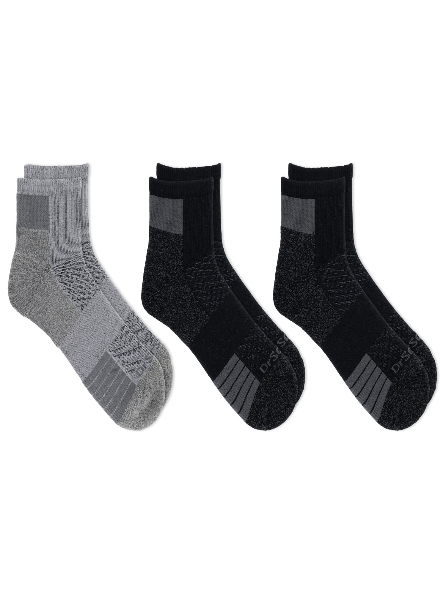 Dr. Scholl's Women's Ankle Plantar Fasciitis Socks, 3 Pack, Size 6-9