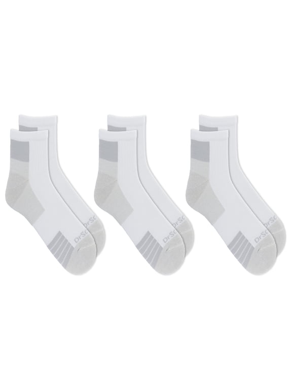 Women's Ankle Socks with targeted compressions and arch support, 3 Pack, Size 6-9