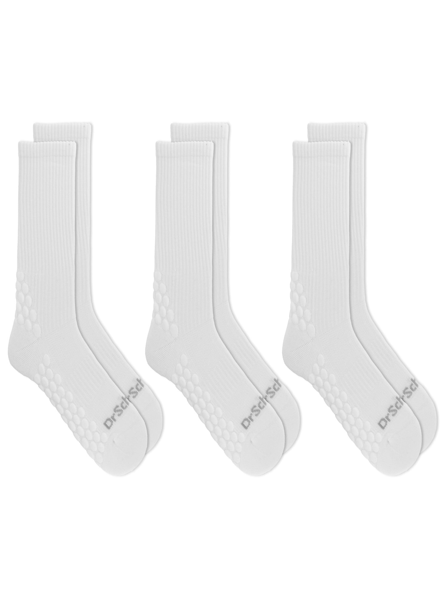 Dr. Scholl's Women's Crew Float on Air Socks, 3 Pack, Size 4-10