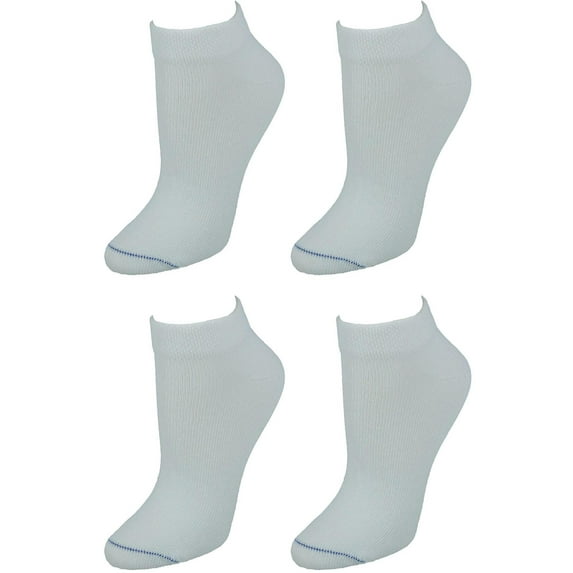 Dr. Scholl's Women's Diabetes and Circulatory Low Cut Socks, 4 Pack