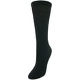 thumbnail image 1 of Dr. Scholl's Women's Guaranteed Comfort Diabetic and Circulatory crew 4 Pack Socks ,Black, 4-10, 1 of 2