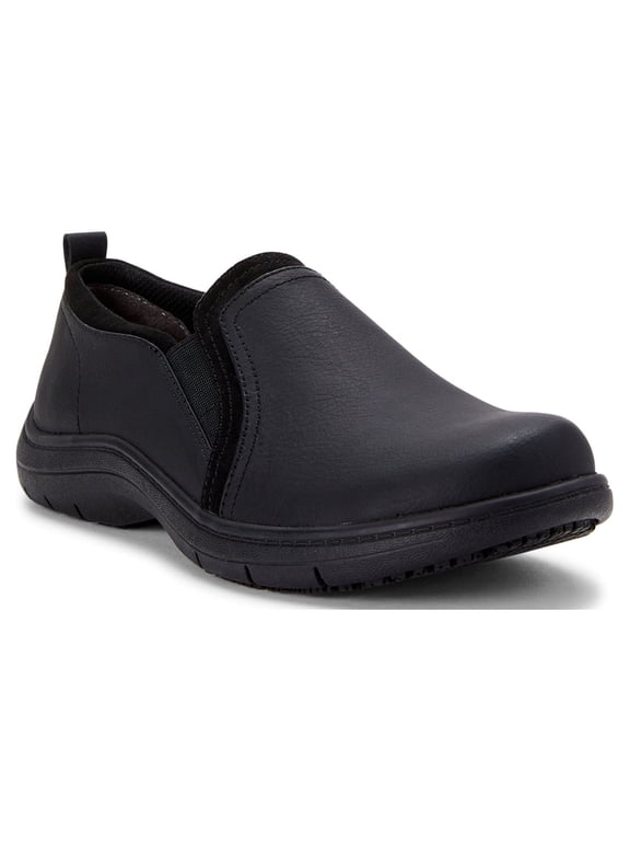 Women's Janette Slip Resistant Shoes, Wide Width