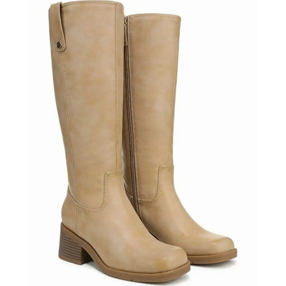 Dr. Scholl's Women's Joplin Knee High Boot Warm Tan Wide Calf 11M