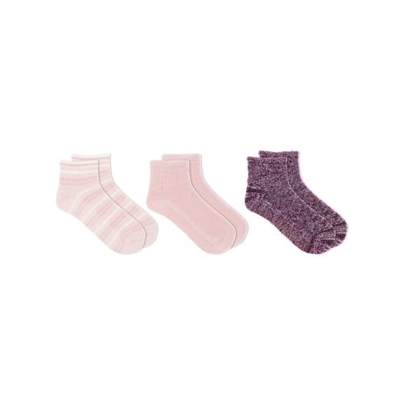 Dr. Scholl's Women's Lowcut Spa Gripper Socks, 3 Pack, Size 4-10