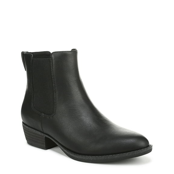 Dr. Scholl's Women's Mara Chelsea Boot Black Smooth 6M