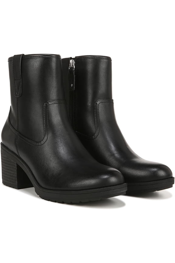 Women's Pearl Mid Calf Boot Black Smooth 6M