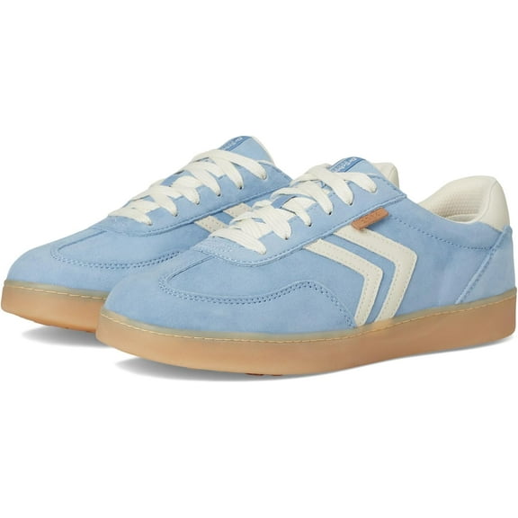 Dr. Scholl's Rebel Sport Women's Fashion Sneakers Blue Sky Leather Size 10 M