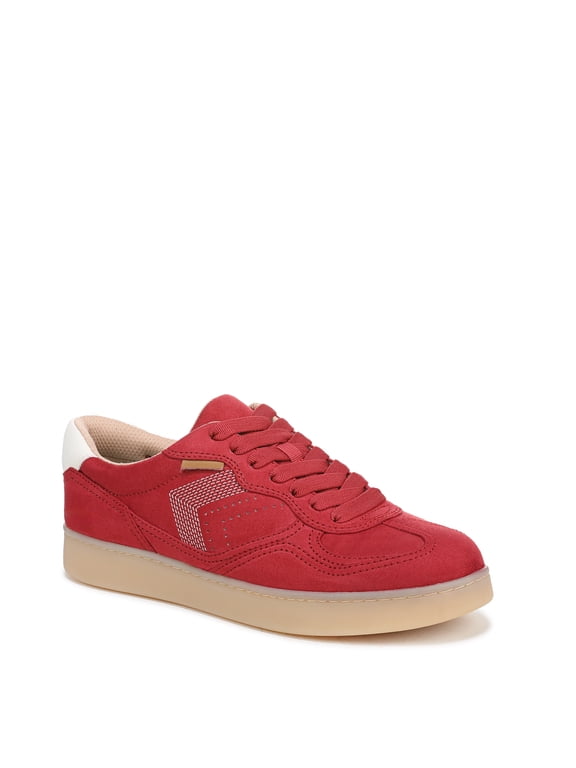 Right On Women's Fashion Sneakers Scarlet Red Micro Size 8.5 M