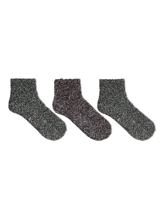 Women's Soothing Spa Low Cut Gripper Socks, 3 Pack, 4-10