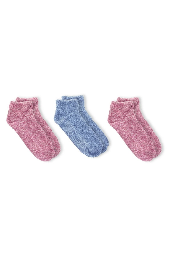Women's Soothing Spa Low Cut Gripper Socks, 3 Pack, 4-10