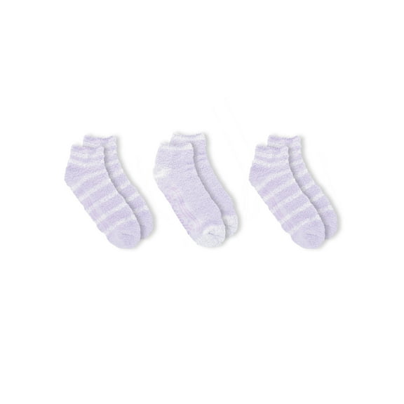 Dr. Scholl's Women's Soothing Spa Low Cut Gripper Socks, 3 Pack
