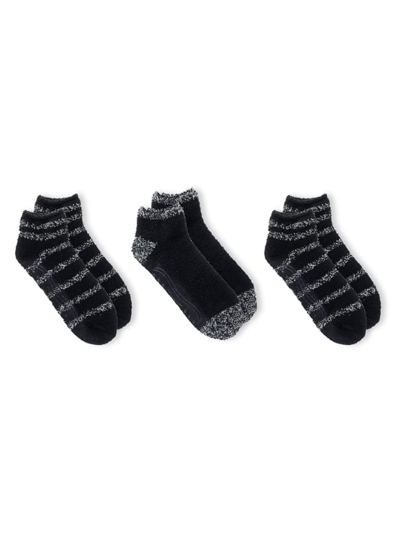 Women's Soothing Spa Low Cut Gripper Socks, 3 Pack