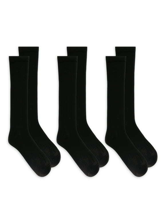 Women's Travel Compression Knee High Socks 3 Pack
