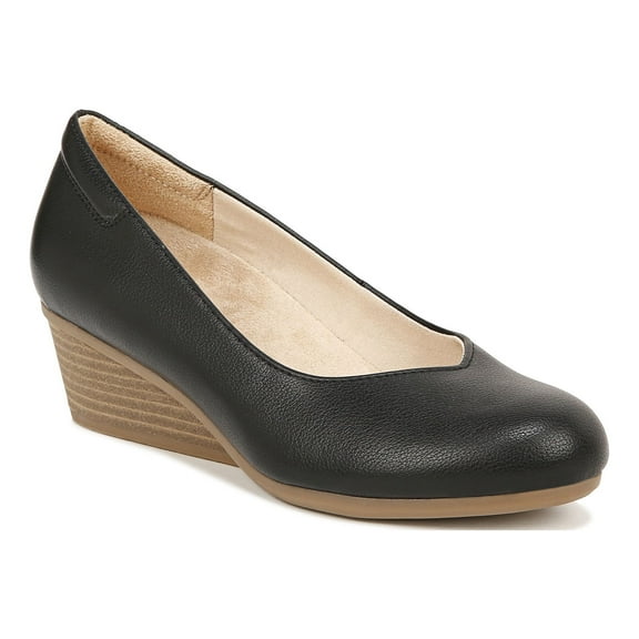 Dr. Scholl's Be Ready Women's Heels Black Smooth Size 11 M