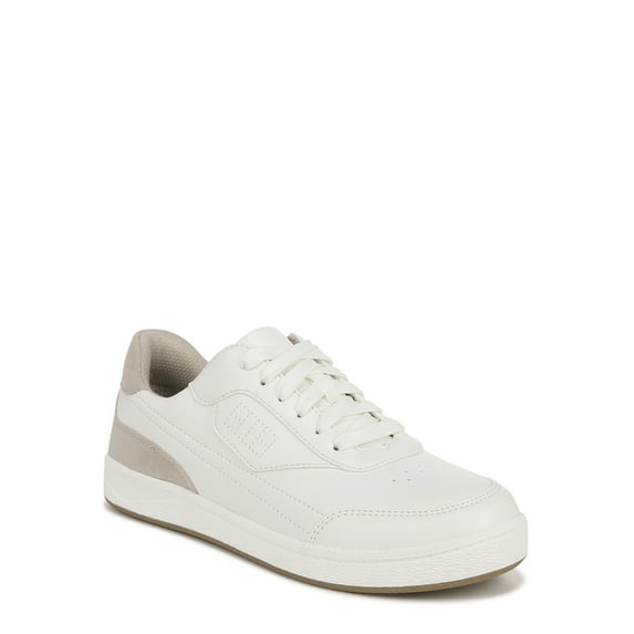 Dr. Scholl's Womens Dink It Lace Up Sneaker Bright White Smooth 8.5M