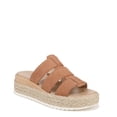 thumbnail image 1 of Dr. Scholl's Womens Electric Espadrille Sandal Chip Brown Microfiber 6.5 M, 1 of 9