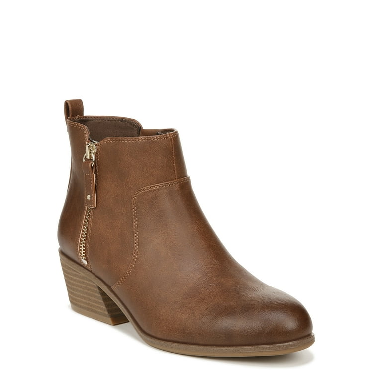 Dr. Scholl s Womens Lawless Ankle Western Bootie Medium Wide