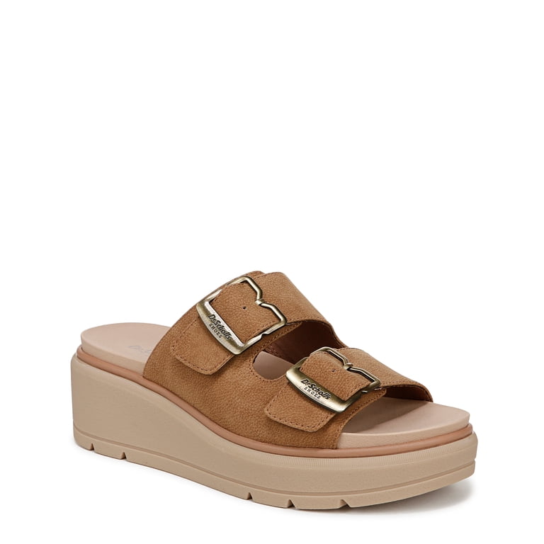 Scholl's Women's Nice Day Max OG Platform Sandal Honey Brown