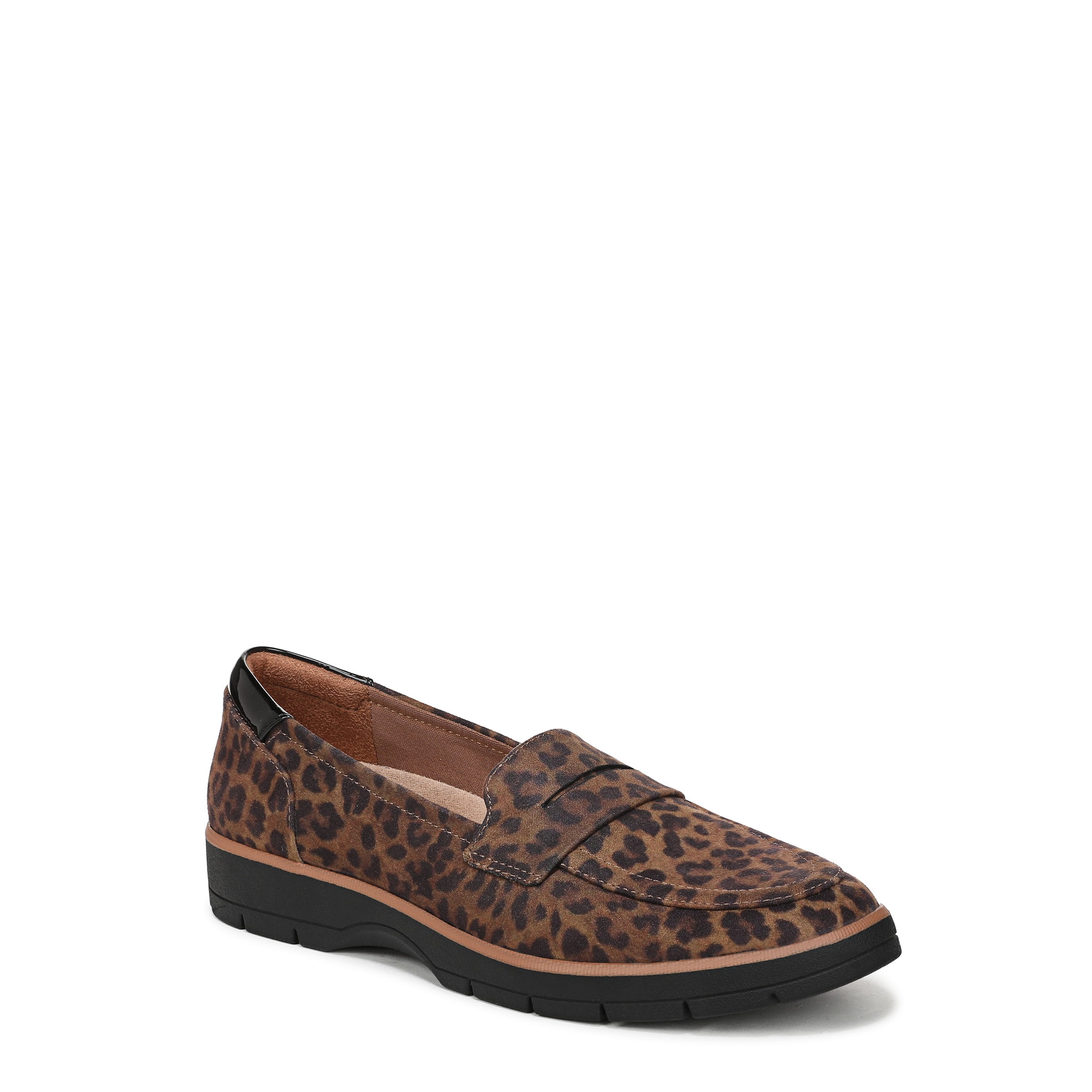 Scholl's Shoes Womens Nice Day Slip On Loafer Leopard
