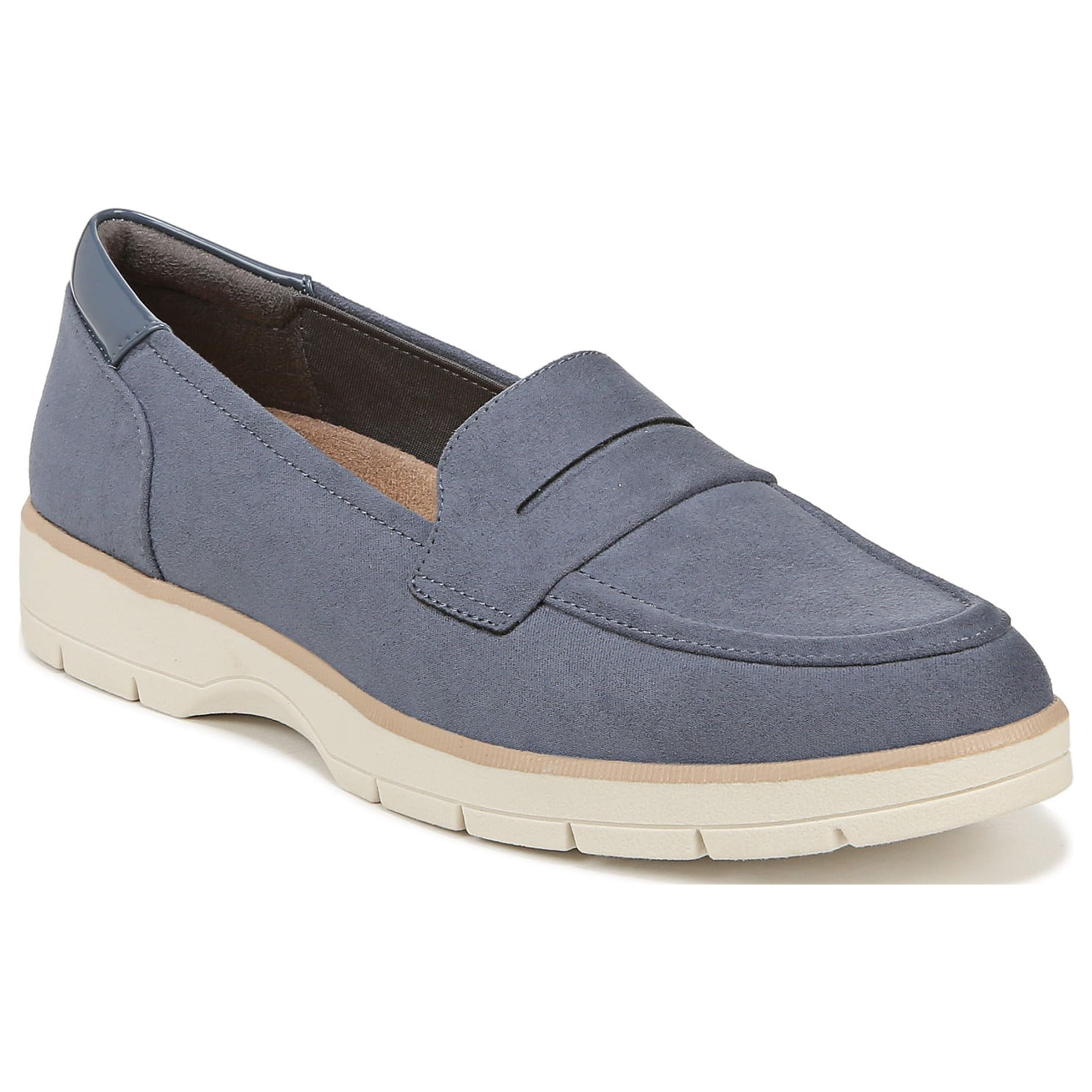 (取寄) ドクターショール レディース ナイス デイ スリッポン ローファー Dr. Scholl's women Nice Day Slip-On Loafer Oxide Blue Microfiber Dr-Scholl-s-Womens-Nice-Day-