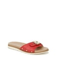 thumbnail image 1 of Dr. Scholl's Womens Nice Iconic Slide Sandal Heritage Red 6 M, 1 of 9