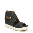 thumbnail image 1 of Dr. Scholl's Womens Sheena Faux Leather Ankle Strap Flatform Sandals, 1 of 9