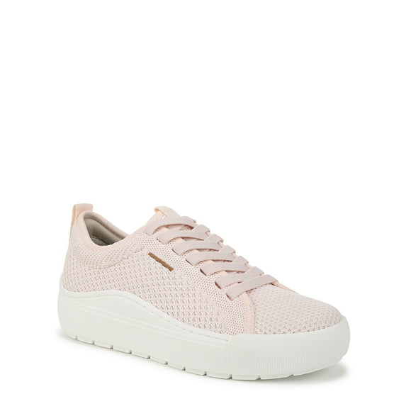 Dr. Scholl's Womens Time Off Knit Sneaker Petal Pink Smooth 4 M