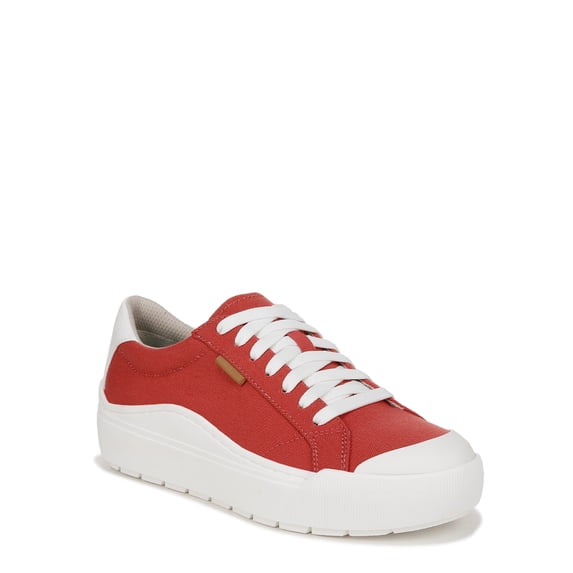 Dr. Scholl's Womens Time Off Oxfords Red Fabric 7.5 M