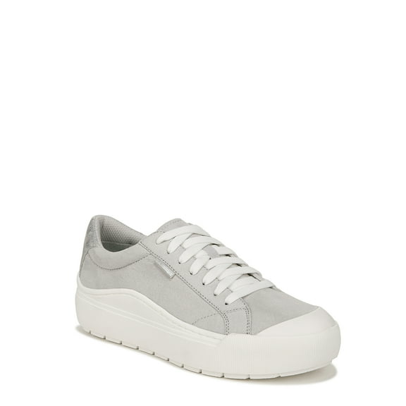 Dr. Scholl's Womens Time Off Oxfords Vapor Grey Microfiber 8 M