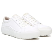 Dr. Scholls Time Sneaker Womens Shoes, White Smooth, 12