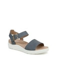 thumbnail image 1 of Dr. Scholl's Womens Time Off Sky Strappy Sandals Oxide Blue Smooth 9.5 M, 1 of 9