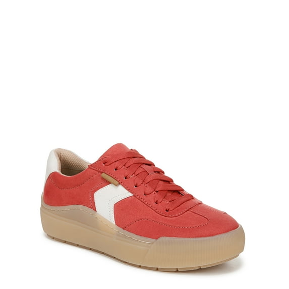 Dr. Scholl's Womens Time Off Win Sneaker Red Cherry Fabric 10M