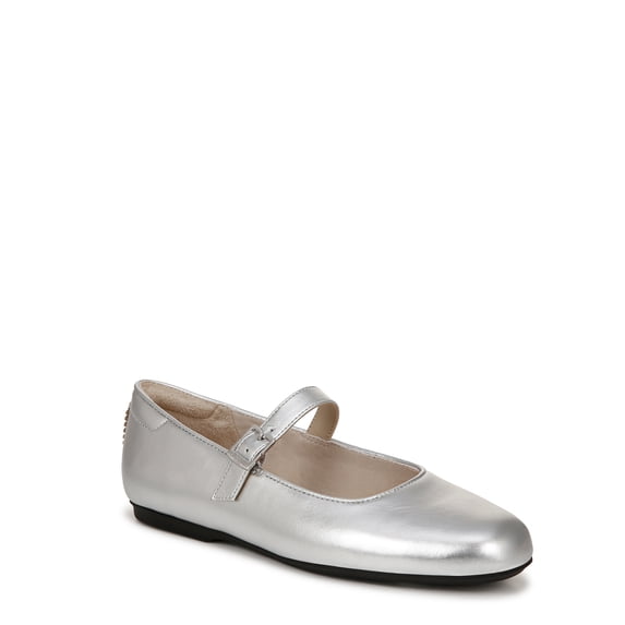 Dr. Scholl's Wexley Jane Women's Flats Silver Smooth Size 7 M