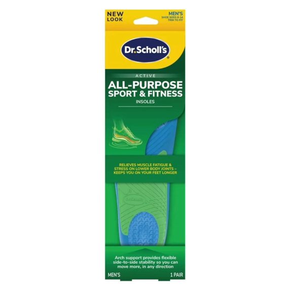 Dr. Scholls All Purpose Sport And Fitness Insoles Men (Pack of 3)