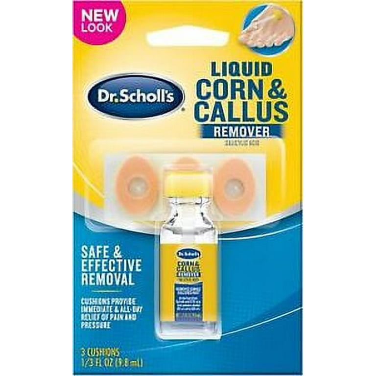 Scholls Corn Callus Remover Liquid with Cushions Kit