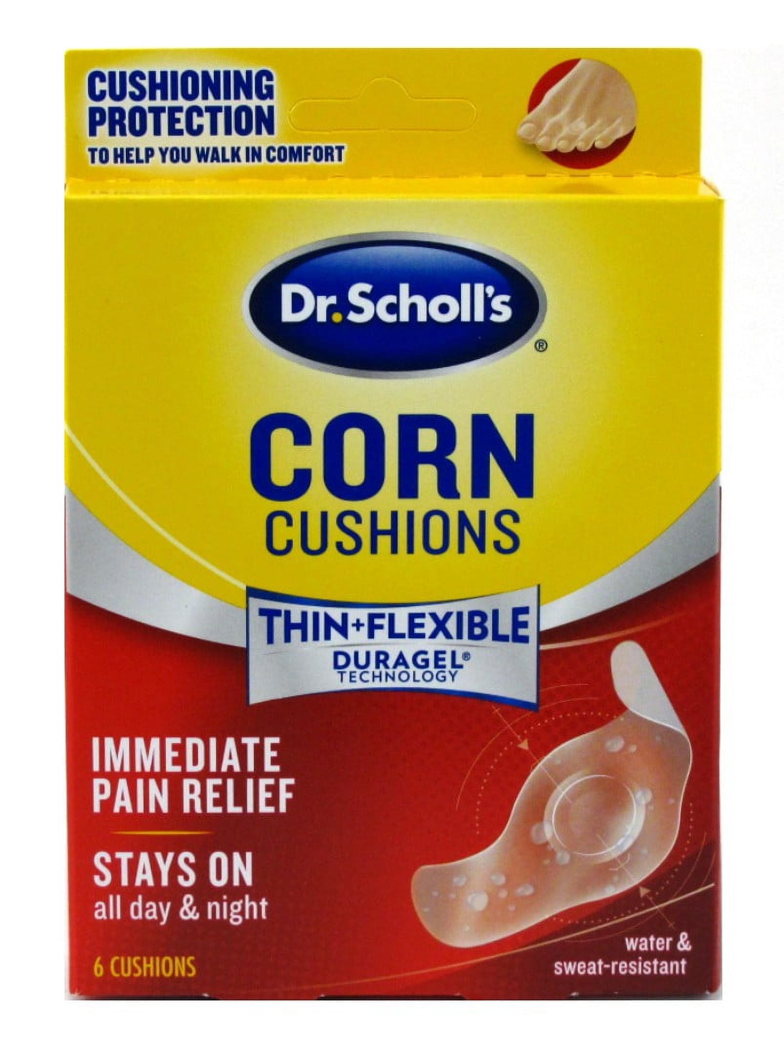 Dr. Scholls Corn Cushions Duragel 6 Count (Pack of 3)