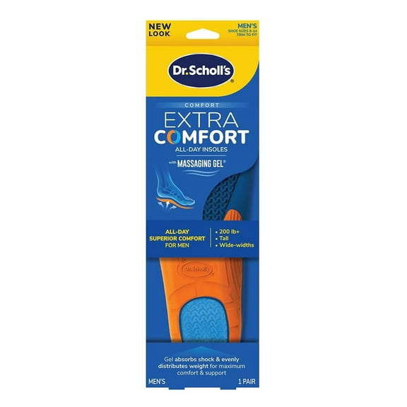 Dr. Scholls Extra Support Massaging Gel Insole Men(8-14) (Pack of 3)