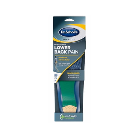 Dr. Scholls Pain Relief Orthotic Lower Back Pain, Medium Size 8-14, 1 ea